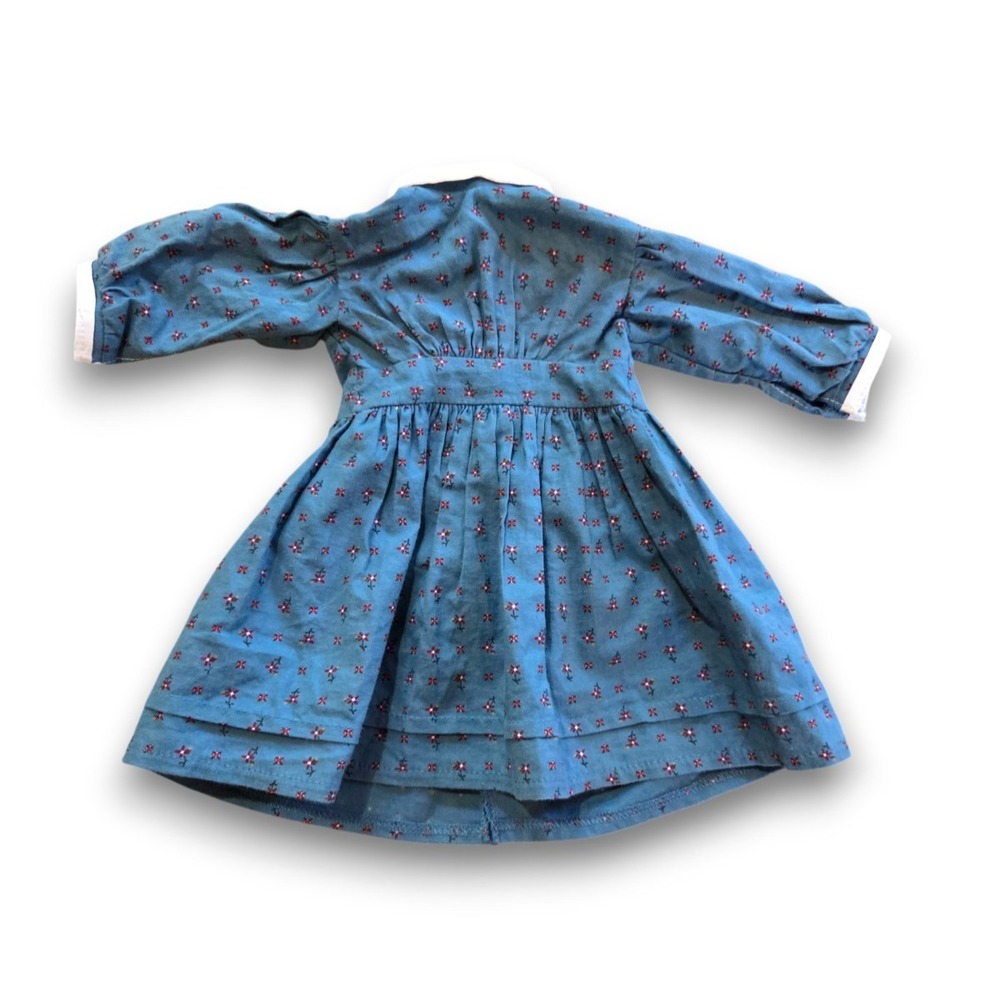 American Girl Pleasant Company Kirsten 1986 Meet Outfit Blue Dress Historical
